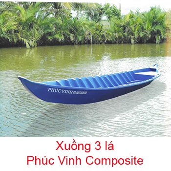 Xuồng 3 lá Phúc Vinh Composite