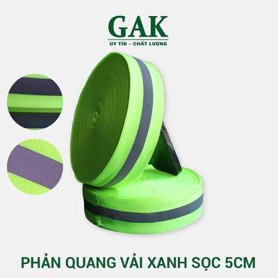 Cuộn phản quang may vải 5cm x 100m