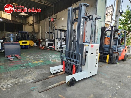 Xe nâng điện đứng lái 1.5 tấn nâng cao 6m giá rẻ