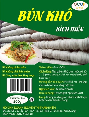 BÚN KHÔ BÍCH HIỀN