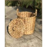 Sọt tròn đan bằng lục bình Hoàng Mỹ Hân