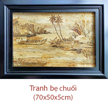 Tranh bẹ chuối Miệt Thứ