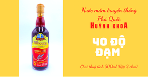 Nước mắn Huỳnh Khoa 40 độ đạm